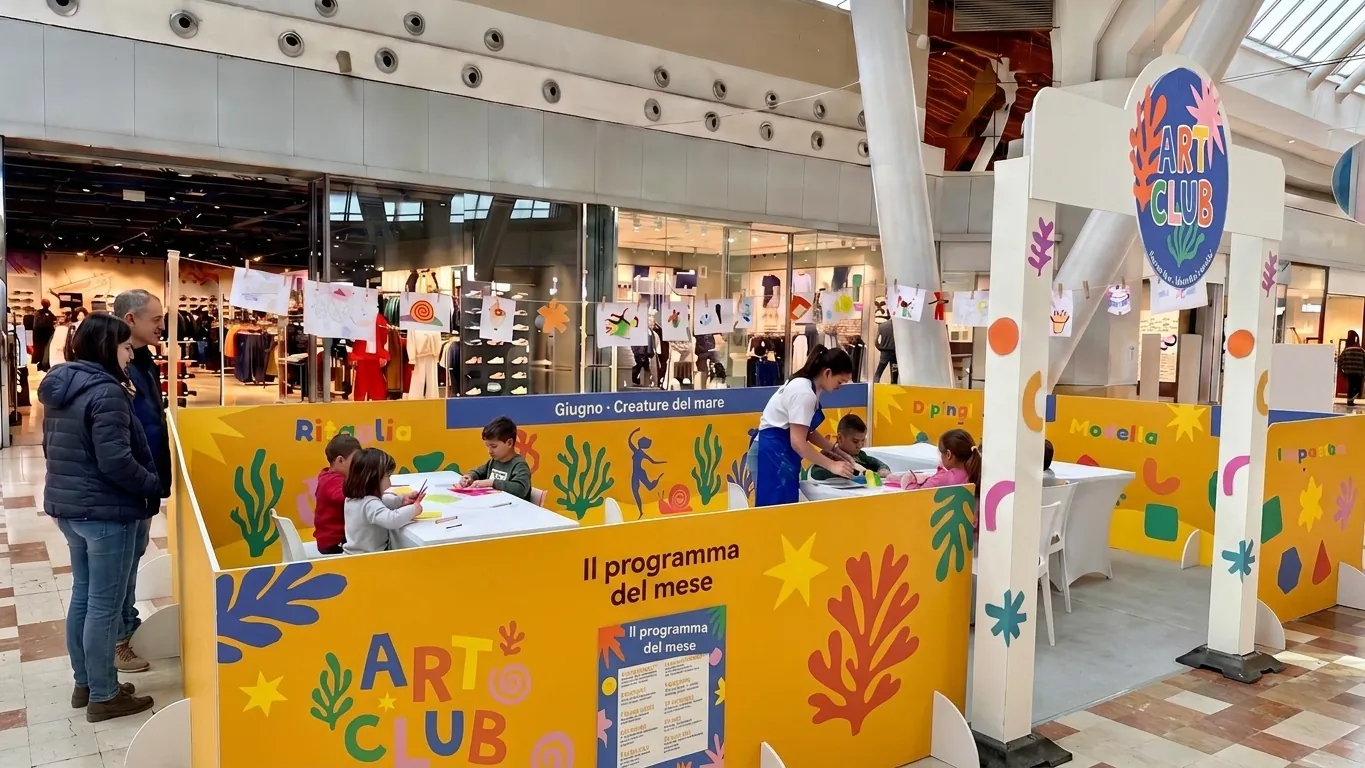 Il nuovo Art Club — Progetto 2027: l'area laboratori cambia volto, un tema al mese.
